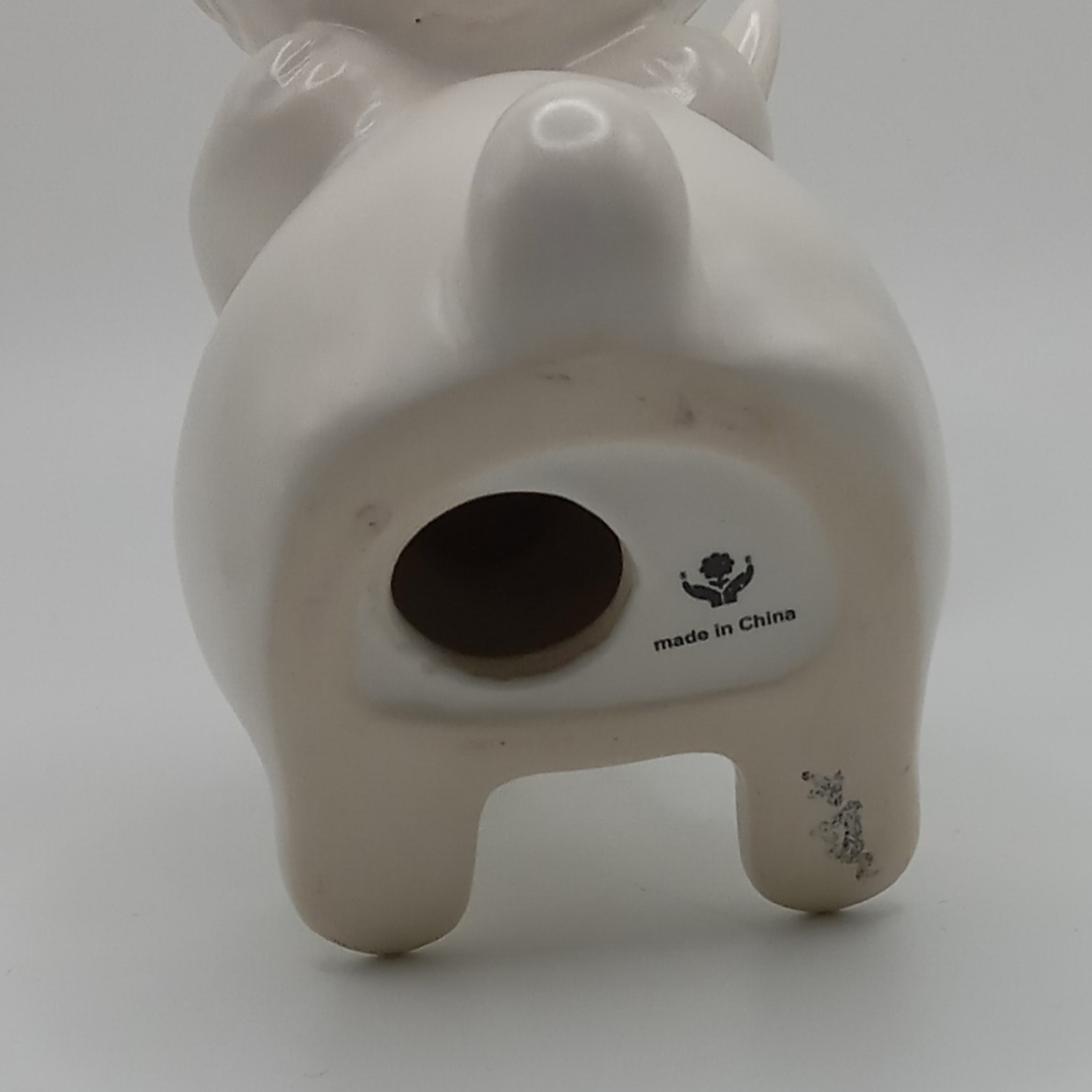 White Ceramic Rabbit Art Piece - Picture 6 of 7